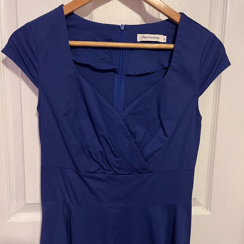 Blue pinup dress